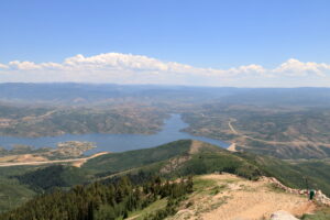 Jordanelle Reservoir near Park City, Utah